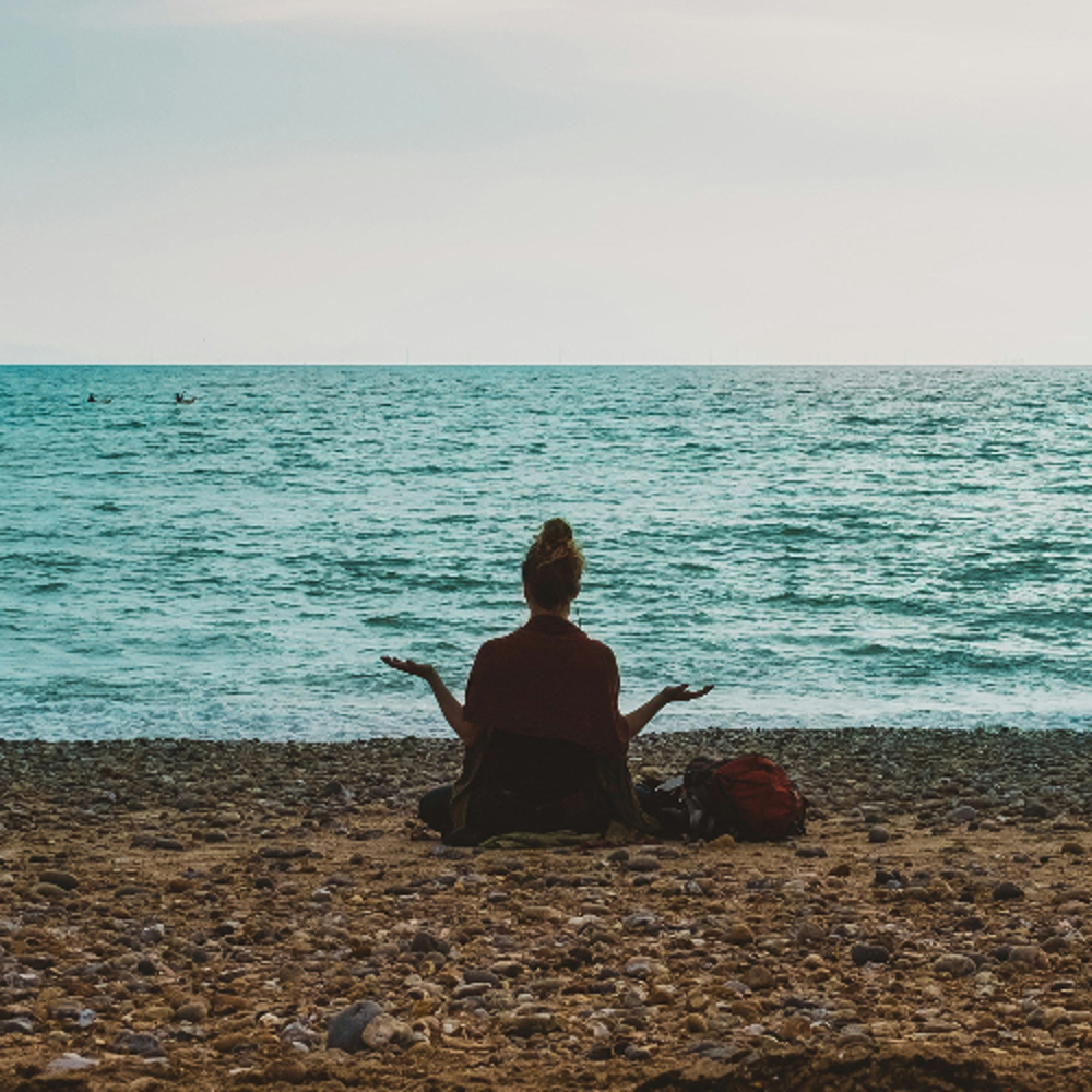 beach meditation